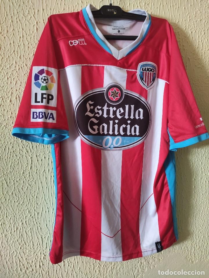 Sports collectibles: Original | Camiseta de Futbol | Talla L | CD Lugo - 14 Rafa Garcia - match worn