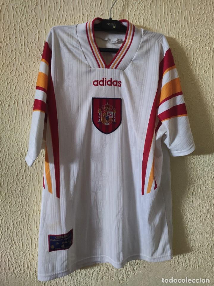 Coleccionismo deportivo: Original | Camiseta de Futbol | Talla L | Seleccion de Espa&ntilde;a - de los a&ntilde;os 90