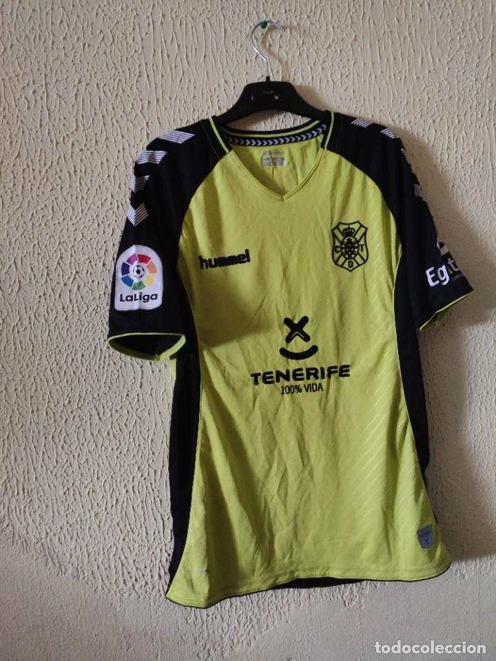 Sports collectibles: Original | Camiseta de Futbol | Talla M | CD Tenerife - 12 Nahuel Leiva - match worn