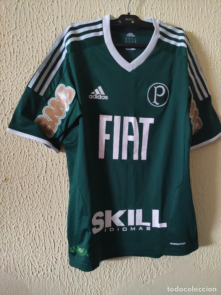 Coleccionismo deportivo: Original | Camiseta de Futbol | Talla M | Palmeiras (Brasil) - 7 Maikon Leite - match worn
