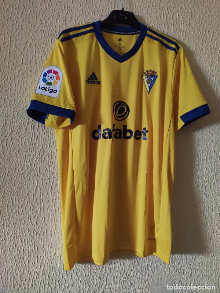 Sports collectibles: Original | Camiseta de Futbol | Talla M | Cadiz CF - 27 Marc Bar&oacute; - match worn