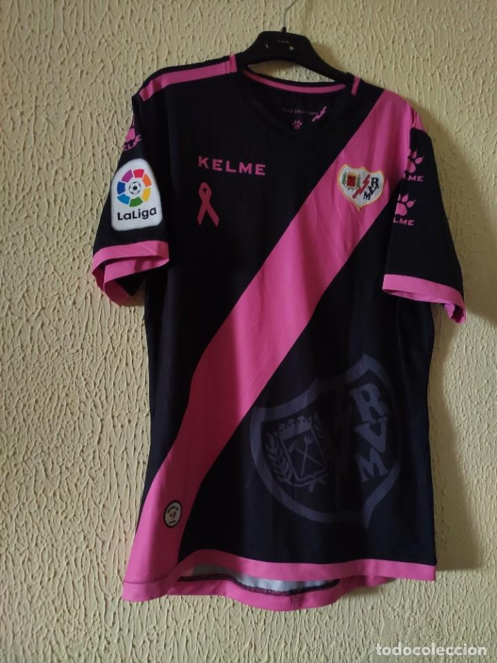 Sports collectibles: Original | Camiseta de Futbol | Talla M | Rayo Vallecano - dorsal 17 - match worn