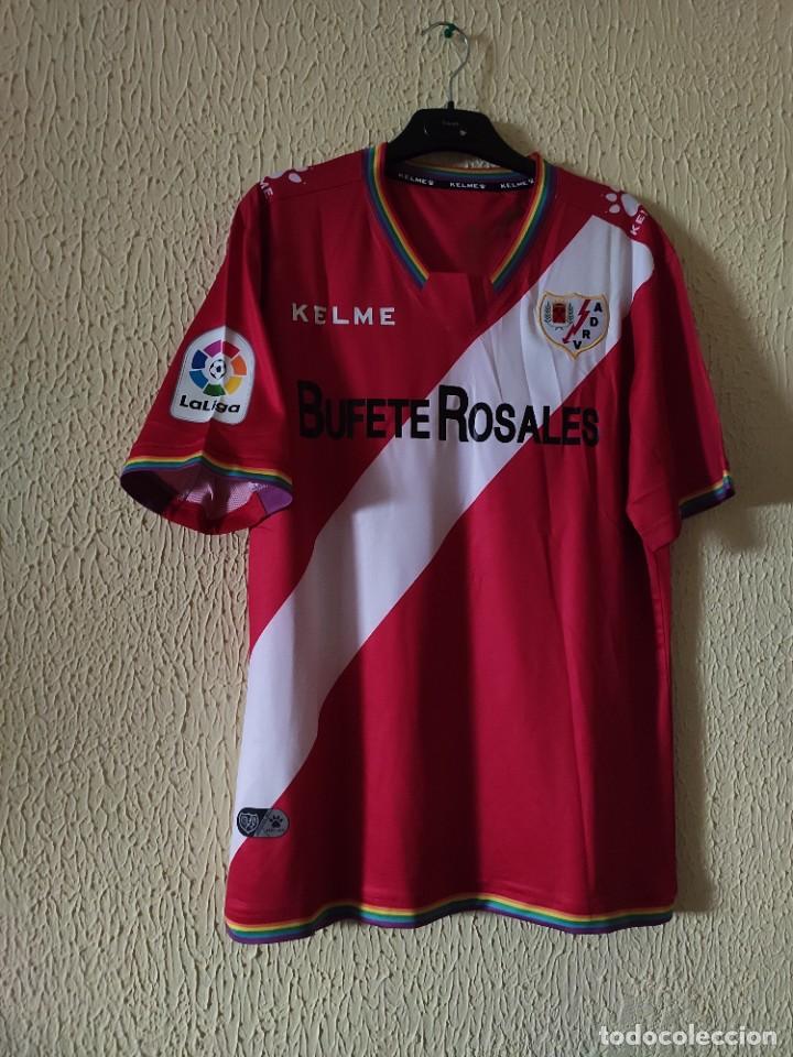 Sports collectibles: Original | Camiseta de Futbol | Talla M | Rayo Vallecano - dorsal 20 - match worn