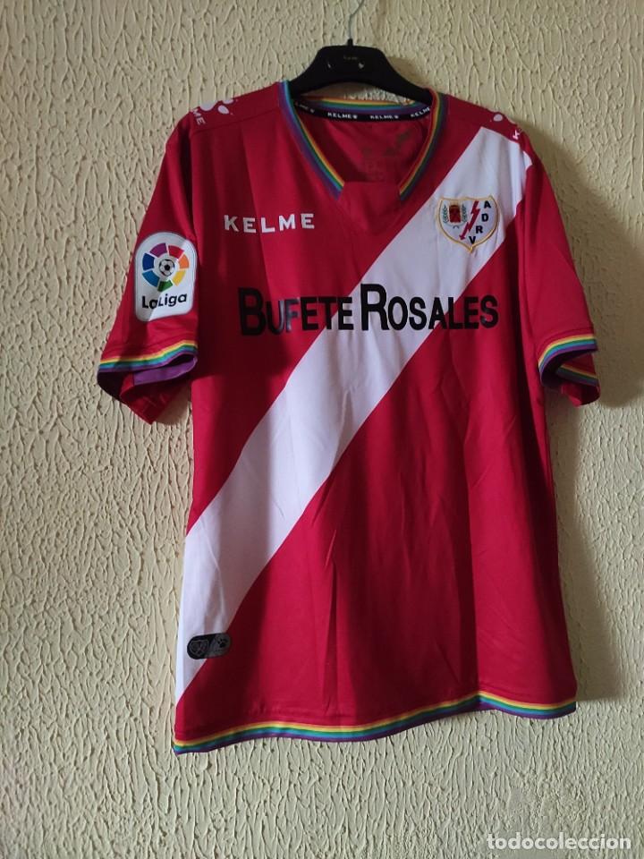 Sports collectibles: Original | Camiseta de Futbol | Talla M | Rayo Vallecano - dorsal 21 - match worn