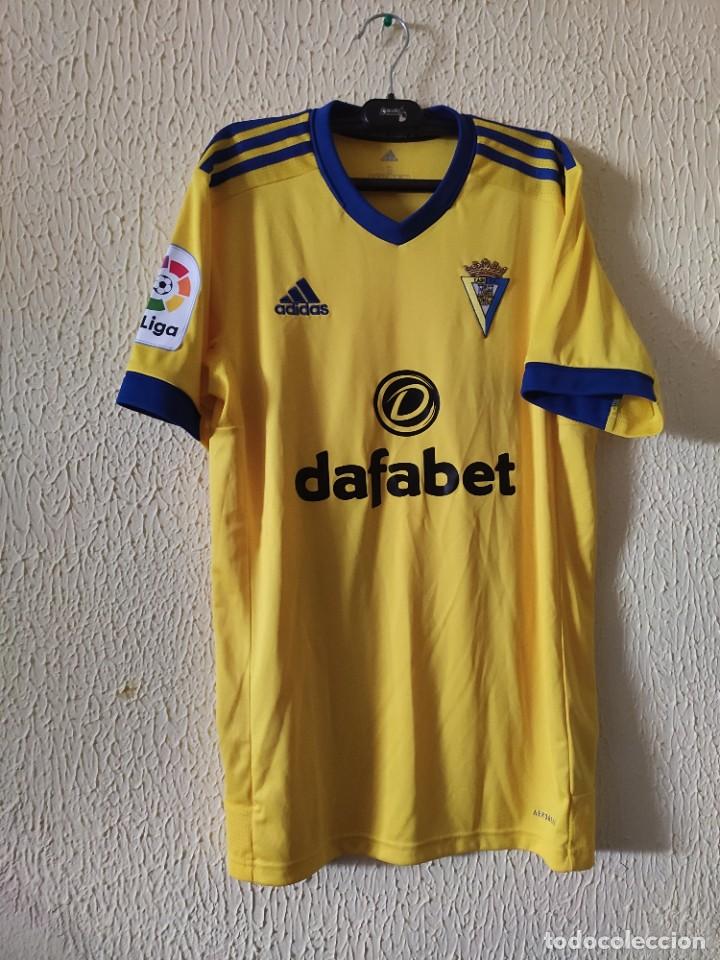 Coleccionismo deportivo: Original | Camiseta de Futbol | Talla S | Cadiz CF - dorsal 22 Luis Antonio ESPINO - match worn