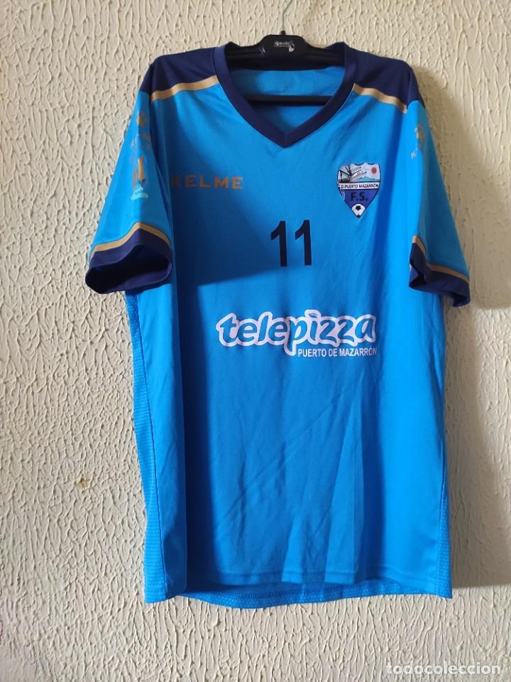 Collectionnisme sportif: Original | Camiseta de Futbol | Talla S | CD Puerto Mazarron de futbol sala - 11 Abel - match worn