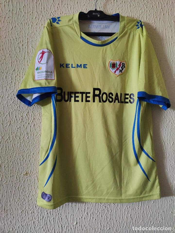 Coleccionismo deportivo: Original | Camiseta de Futbol | Talla S | Rayo Vallecano - dorsal 23 - liga iberdrola - match worn