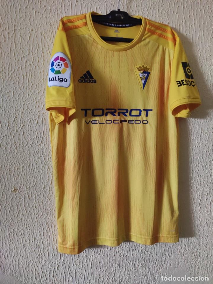Coleccionismo deportivo: Original | Camiseta de Futbol | Talla S | Cadiz CF - 24 David Querol - match worn