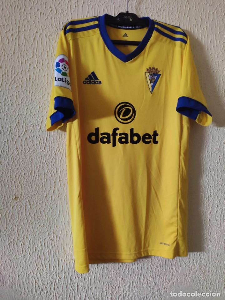 Coleccionismo deportivo: Original | Camiseta de Futbol | Talla S | Cadiz CF - 6 (Jose Mari) - match worn pretemporada