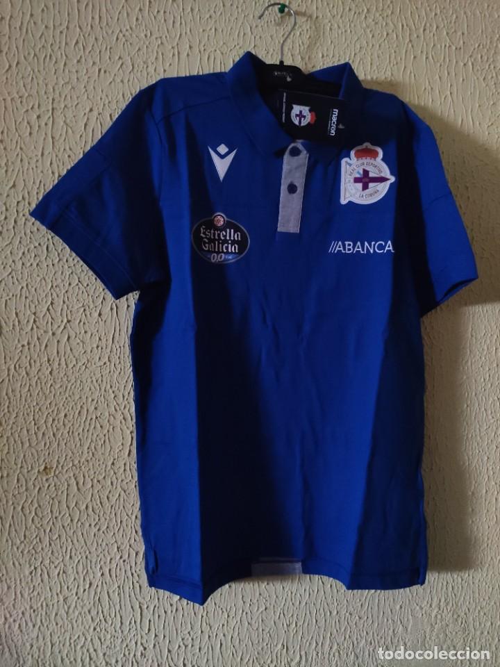 Collezionismo sportivo: Nueva y Original | Camiseta de Futbol | Talla S | Polo del Deportivo de la Coru&ntilde;a