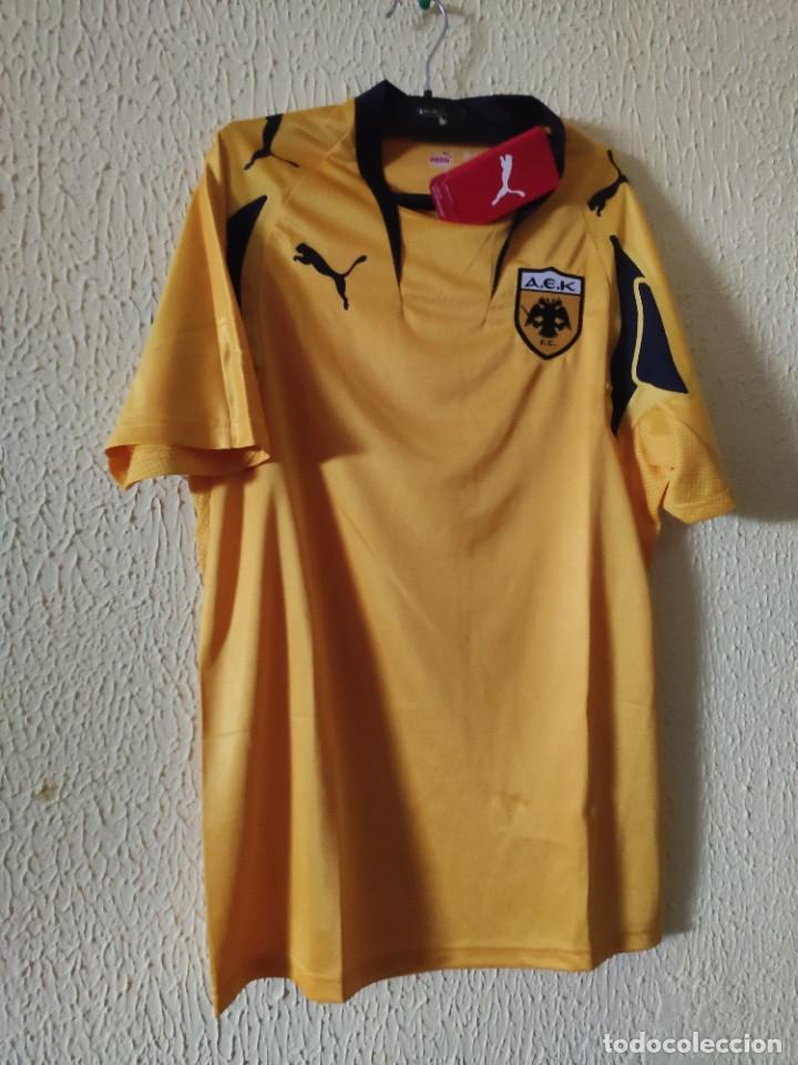 Collezionismo sportivo: Nueva y Original | Camiseta de Futbol | Talla S | AEK Athenas - Atenas (Grecia)