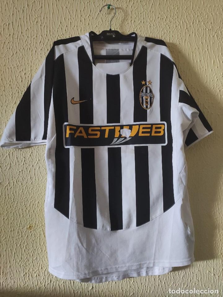 Coleccionismo deportivo: Original | Camiseta de Futbol | Talla S | Juventus de Turin - Juve (sponsor con desgaste)
