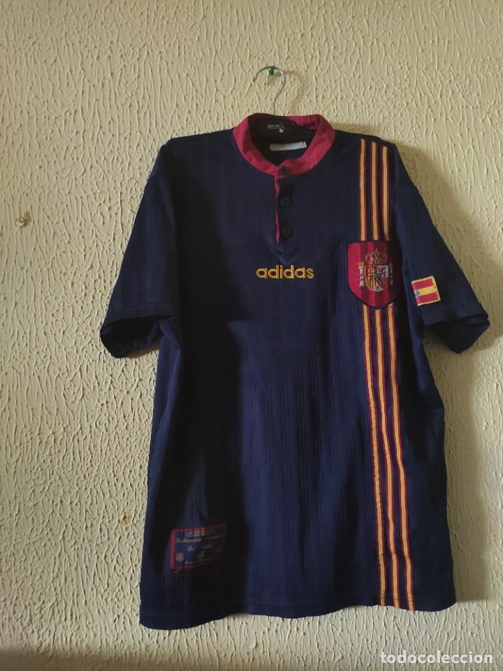 Coleccionismo deportivo: Original | Camiseta de Futbol | Talla S | Seleccion de Espa&ntilde;a - de los a&ntilde;os 90