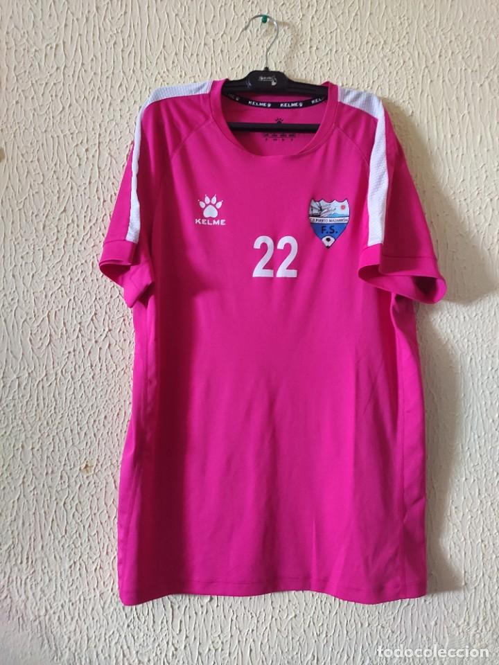 Collectionnisme sportif: Original | Camiseta de Futbol | Talla S | CD Puerto Mazarron de futbol sala - dorsal 22 player worn