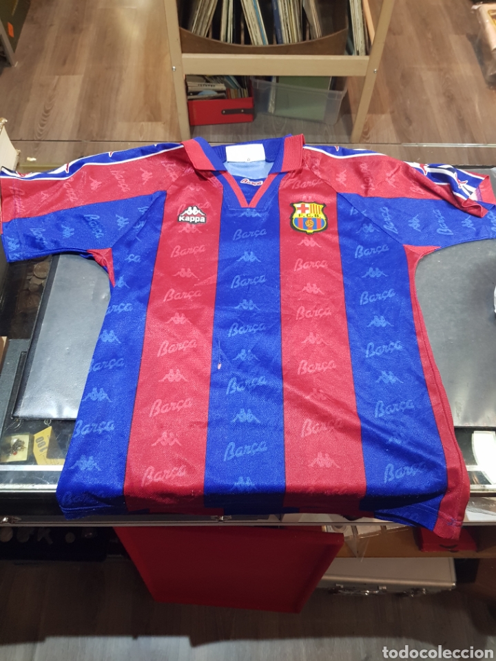Coleccionismo deportivo: Camiseta f&uacute;tbol Barcelona Ronaldo n&uacute;mero 9