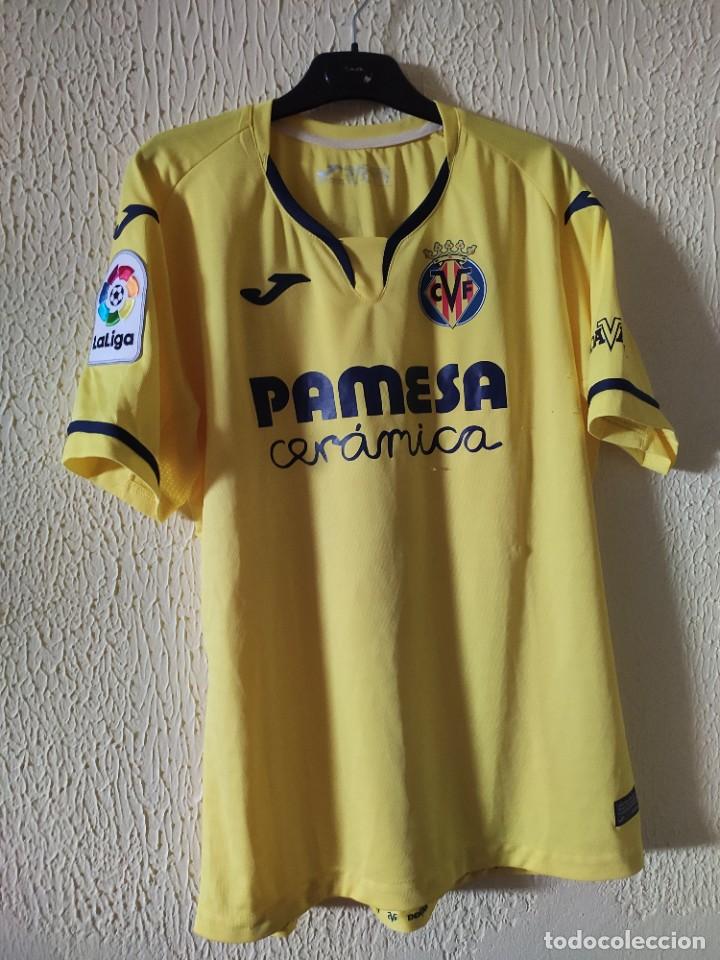 Coleccionismo deportivo: Camiseta de Futbol | Original | Talla L | Villarreal CF - 2 Mario Gaspar - match worn