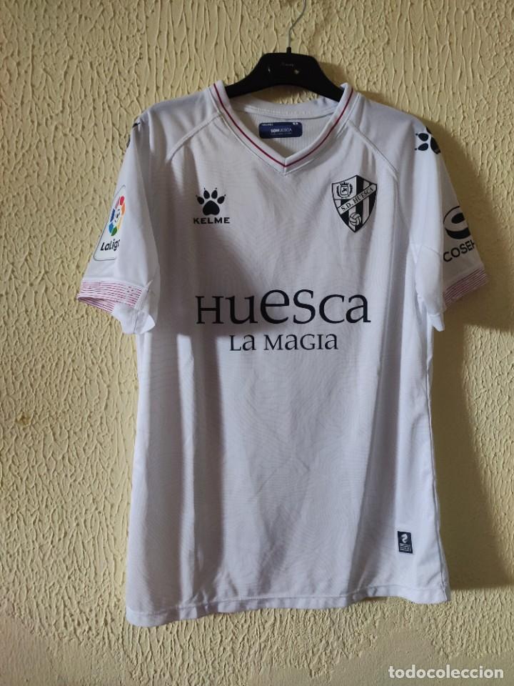 Coleccionismo deportivo: Camiseta de Futbol | Original | Talla M | SD Huesca - 19 Pedro Lopez - match worn