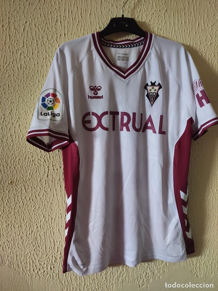 Coleccionismo deportivo: Camiseta de Futbol | Original | Talla M | Albacete Balompie - 2 Alvaro Arroyo - match worn