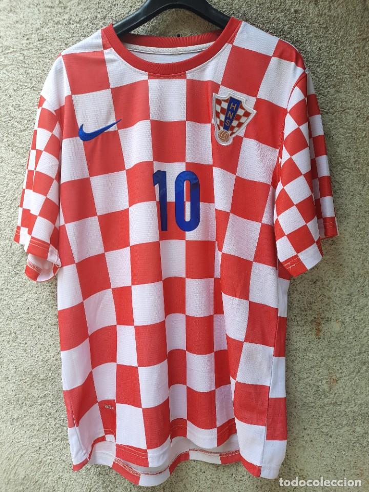 Coleccionismo deportivo: CAMISETA ORIGINAL SELECCI&Oacute;N CROACIA. MODRIC 10. TALLA M.