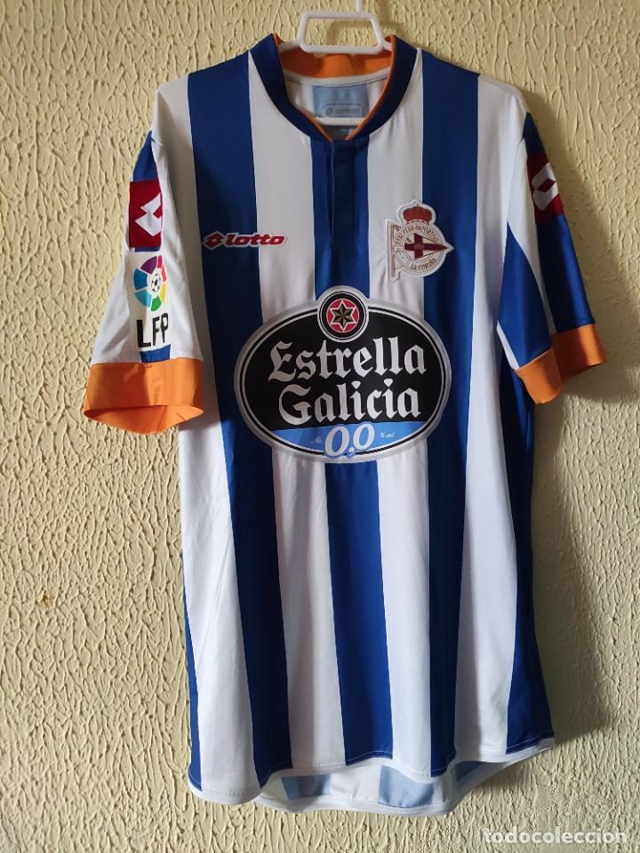 Coleccionismo deportivo: Original | Camiseta Futbol | Talla L | Deportivo de la Coru&ntilde;a - 23 Kaka - match worn