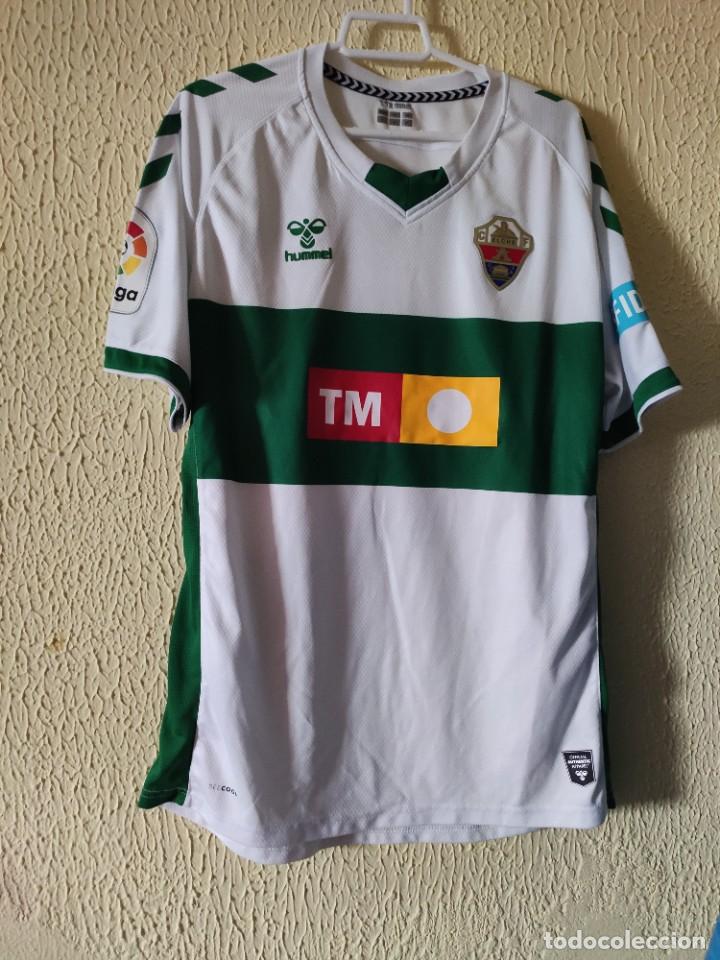 Coleccionismo deportivo: Original | Camiseta Futbol | Talla L | Elche CF - 2 Diego Gonzalez - match worn vs Cadiz CF