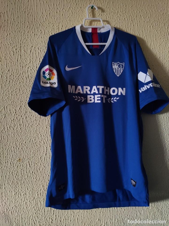 Coleccionismo deportivo: Original | Camiseta Futbol | Talla L | Sevilla FC - 14 Suso - match worn
