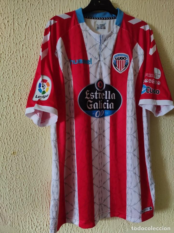 Coleccionismo deportivo: Original | Camiseta Futbol | Talla L | CD Lugo - 23 Miguel Vieira - match worn
