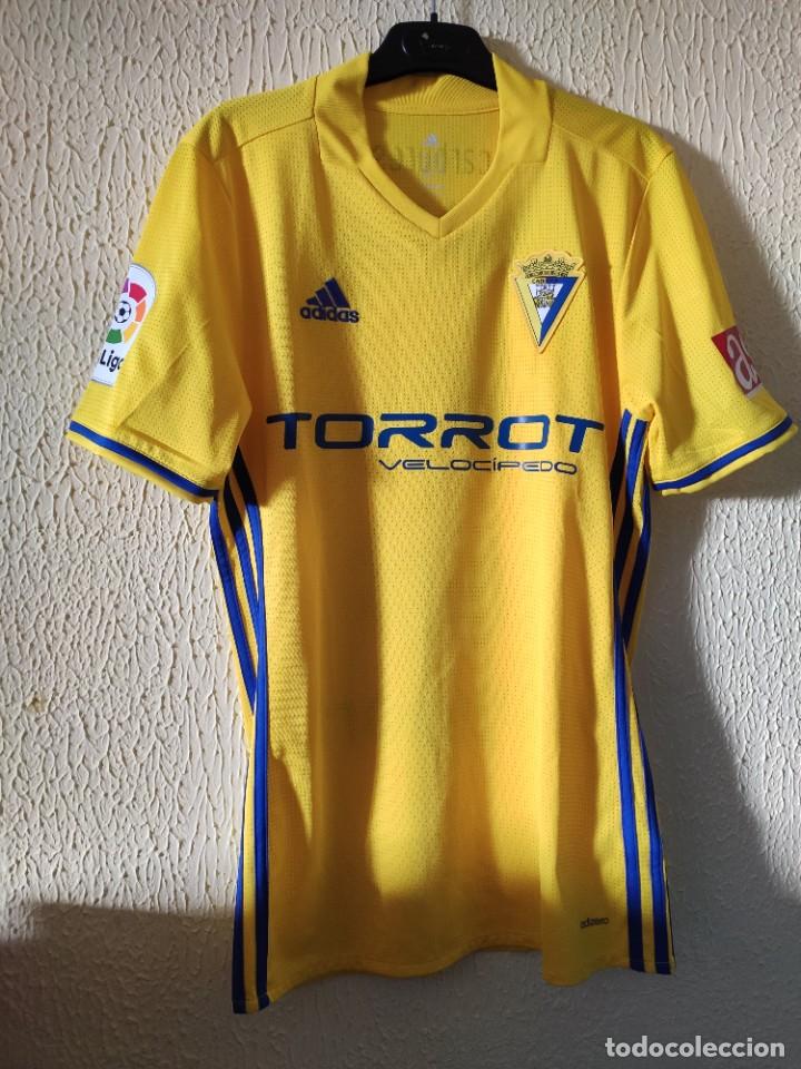Coleccionismo deportivo: Original | Camiseta Futbol | Talla M | Cadiz CF - 13 Servando Sanchez - match worn