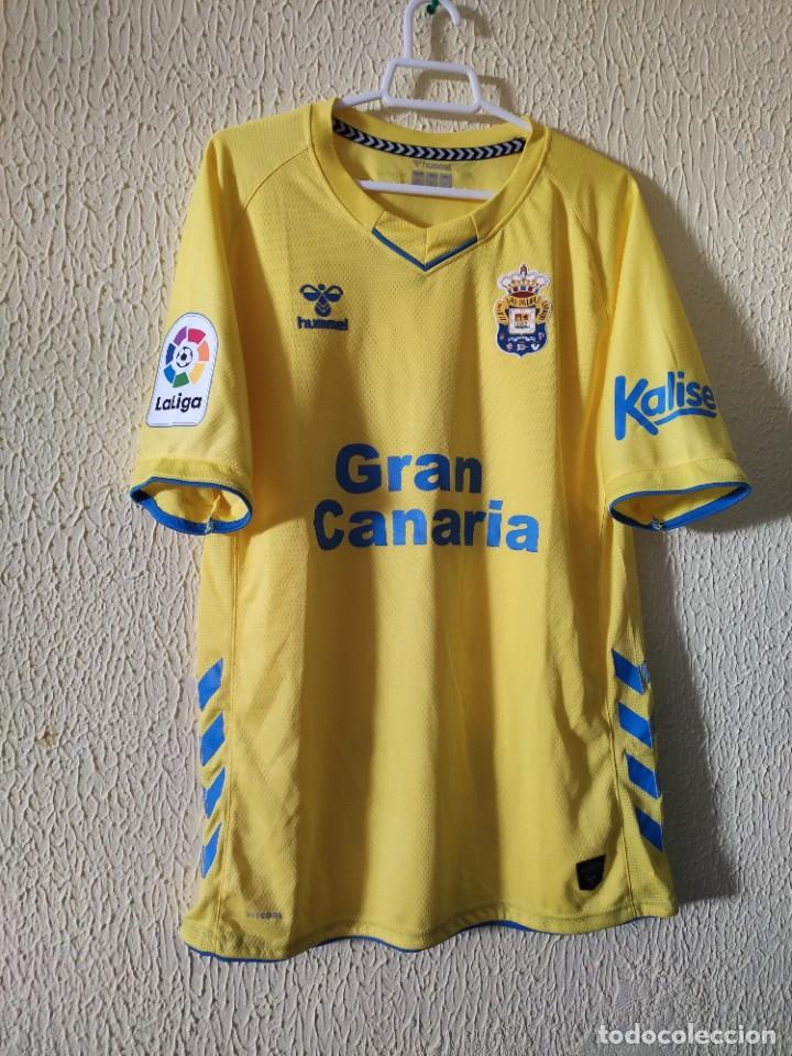 Coleccionismo deportivo: Original | Camiseta Futbol | Talla M | UD Las Palmas - 11 Pietro Iemmello - match worn vs Girona FC