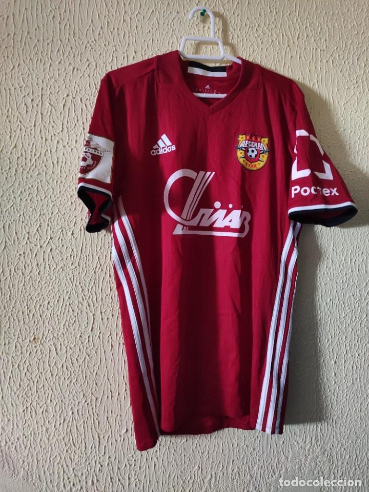 Collezionismo sportivo: Original | Camiseta Futbol | Talla M | Arsenal Tula - 14 Anri Khagush - match worn