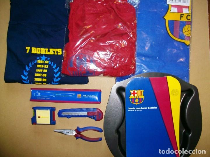 Coleccionismo deportivo: FC BARCELONA PACK 8 PRODUCTOS