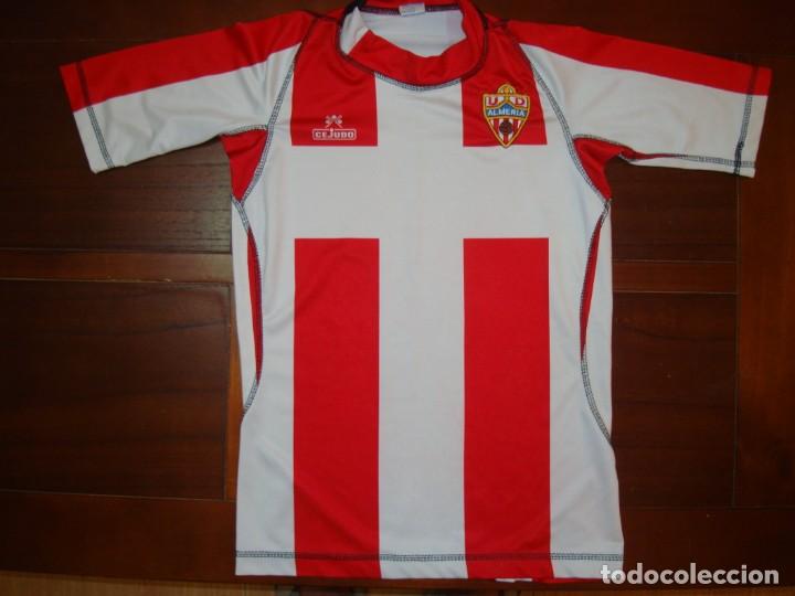 Coleccionismo deportivo: CAMISETA UNI&Oacute;N DEPORTIVA ALMER&Iacute;A CEJUDO ORIGINAL TALLA 2 NI&Ntilde;O
