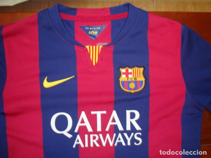 aliviar Modales Decir la verdad fc barcelona- camiseta oficial temporada 2014 - - Compra venta en  todocoleccion