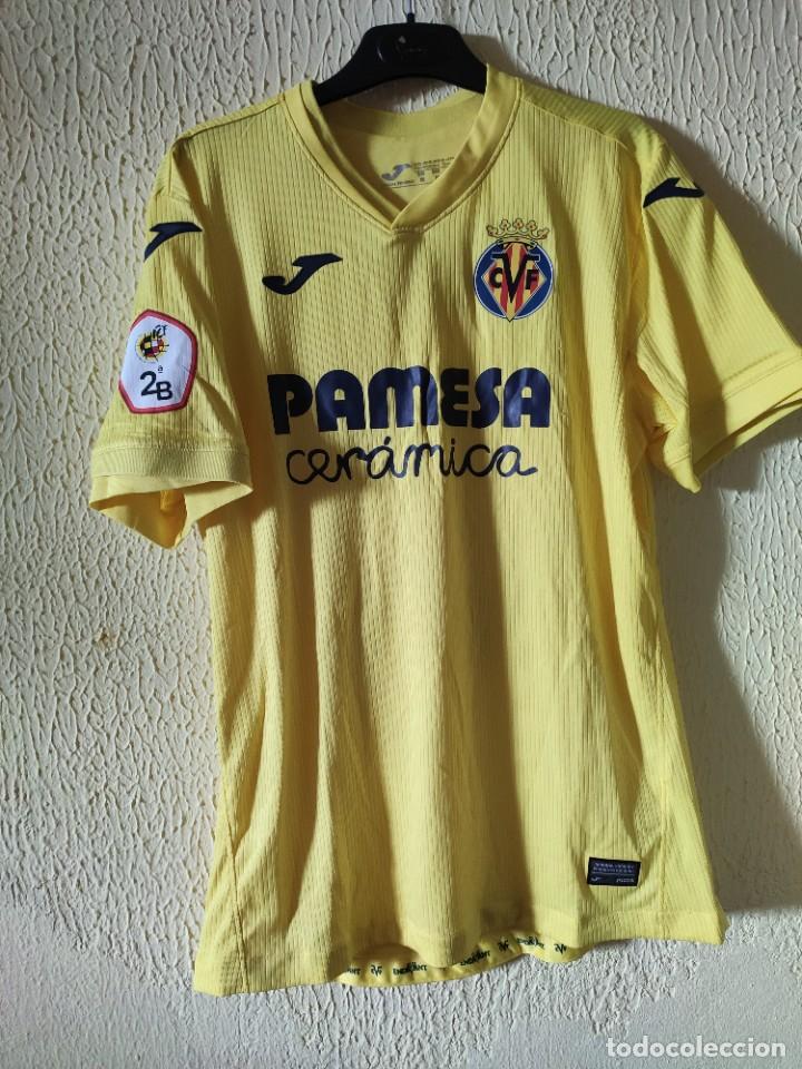 Sports collectibles: Camiseta de Futbol | Original | Talla M | Villarreal CF B - 10 Juan Aguero - match worn