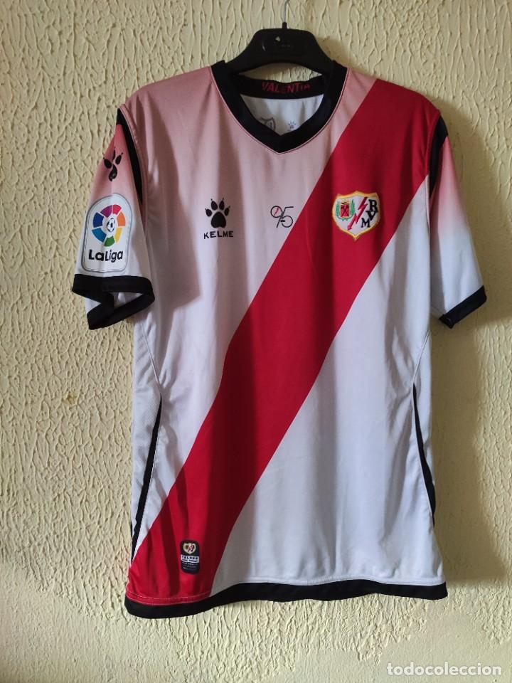 Sports collectibles: Camiseta de Futbol | Original | Talla M | Rayo Vallecano - dorsal 3 - match worn