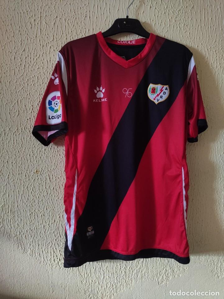 Sports collectibles: Camiseta de Futbol | Original | Talla M | Rayo Vallecano - dorsal 3 - match worn