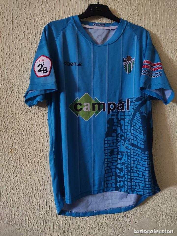 Sports collectibles: Camiseta de Futbol | Original | Talla L | CD Guijuelo - dorsal 1 - match worn