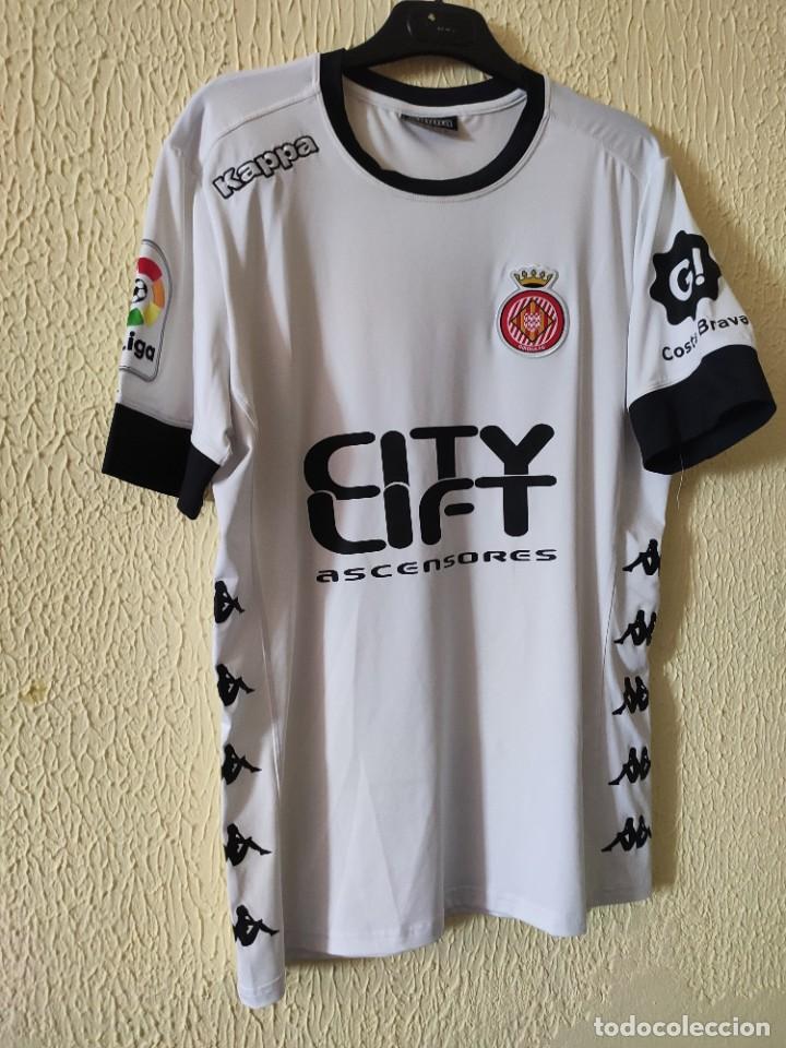 Sports collectibles: Camiseta de Futbol | Original | Talla L | Girona FC - 1 Rene Roman - match worn vs Cadiz CF
