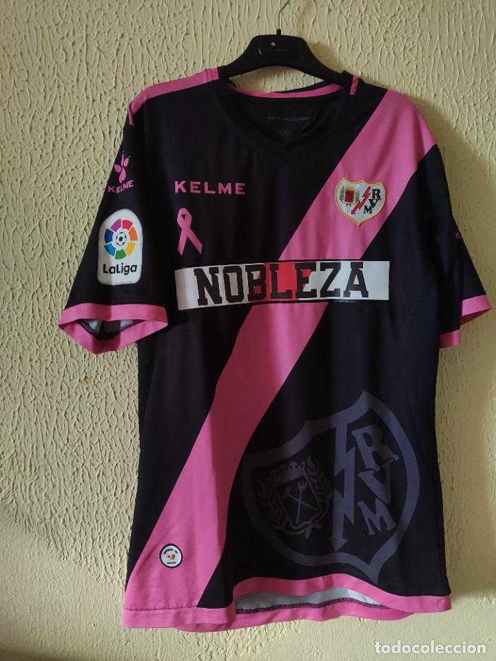 Sports collectibles: Camiseta de Futbol | Original | Talla L | Rayo Vallecano - dorsal 3 - match worn