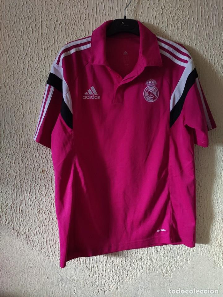 Collezionismo sportivo: Camiseta de Futbol | Original | Talla M | Polo del Real Madrid CF