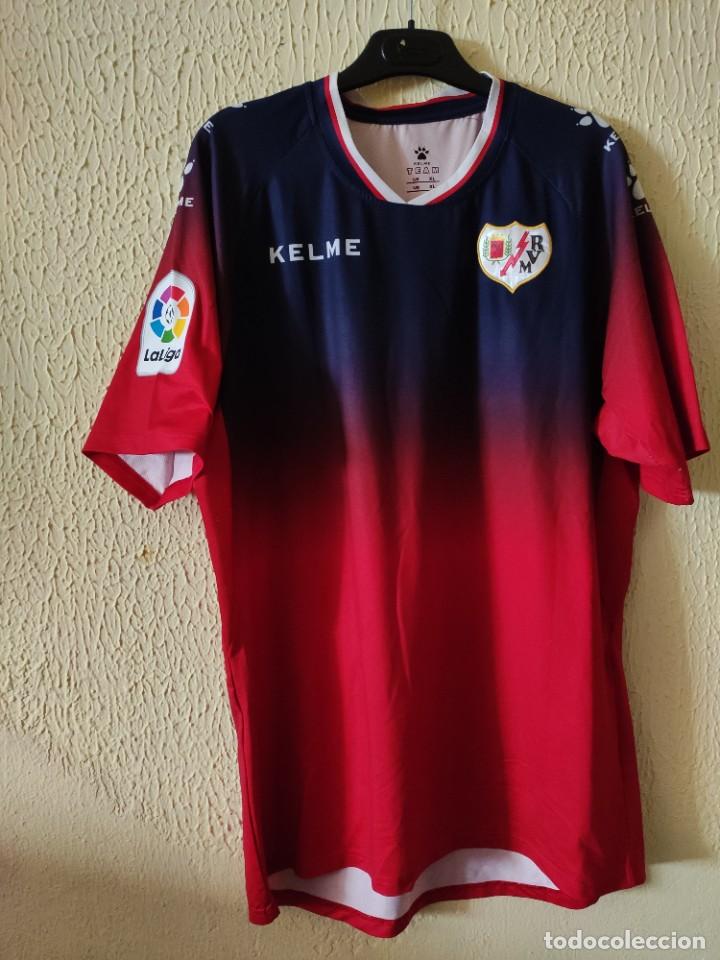 Sports collectibles: Camiseta de Futbol | Original | Talla XL | Rayo Vallecano - dorsal 1 - match worn