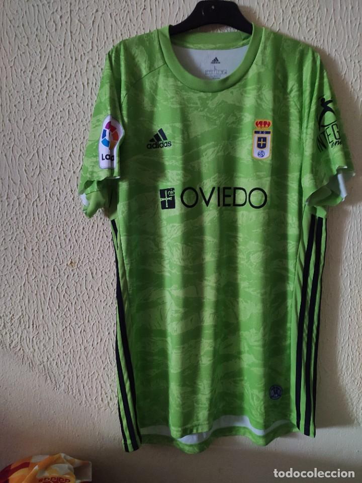 Sports collectibles: Camiseta de Futbol | Original | Talla L | Real Oviedo - 13 Nereo Champagne - match worn