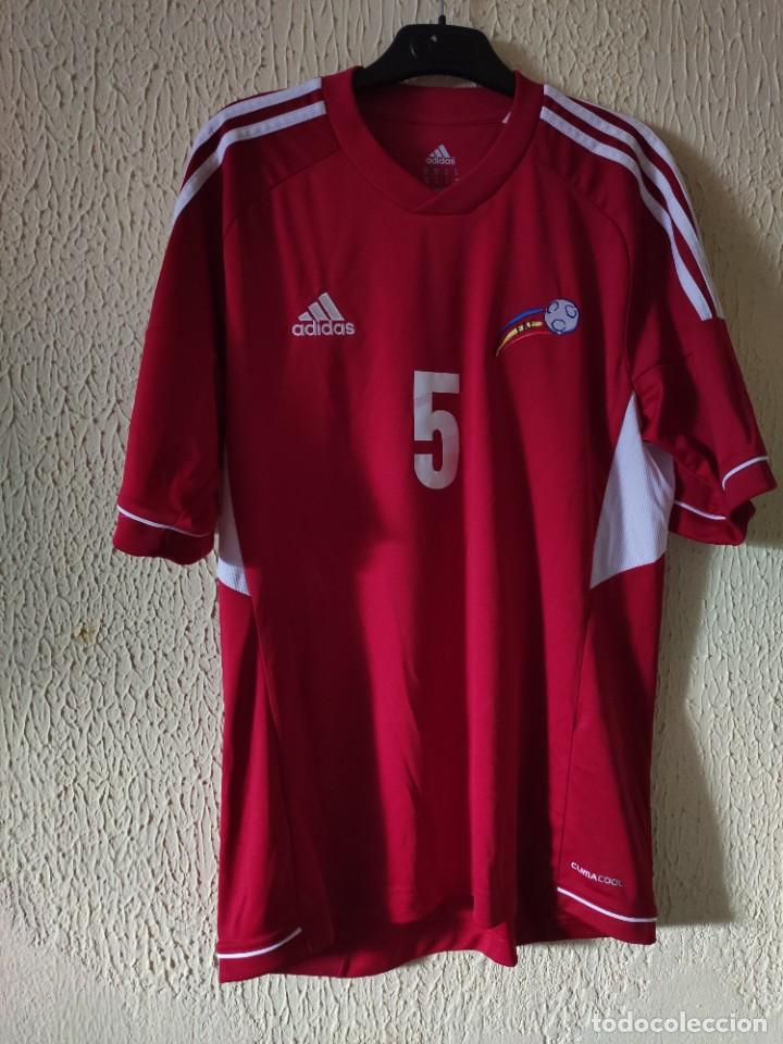 Colecionismo desportivo: Camiseta de Futbol | Original | Talla M | Seleccion de Andorra - dorsal 5 - match worn