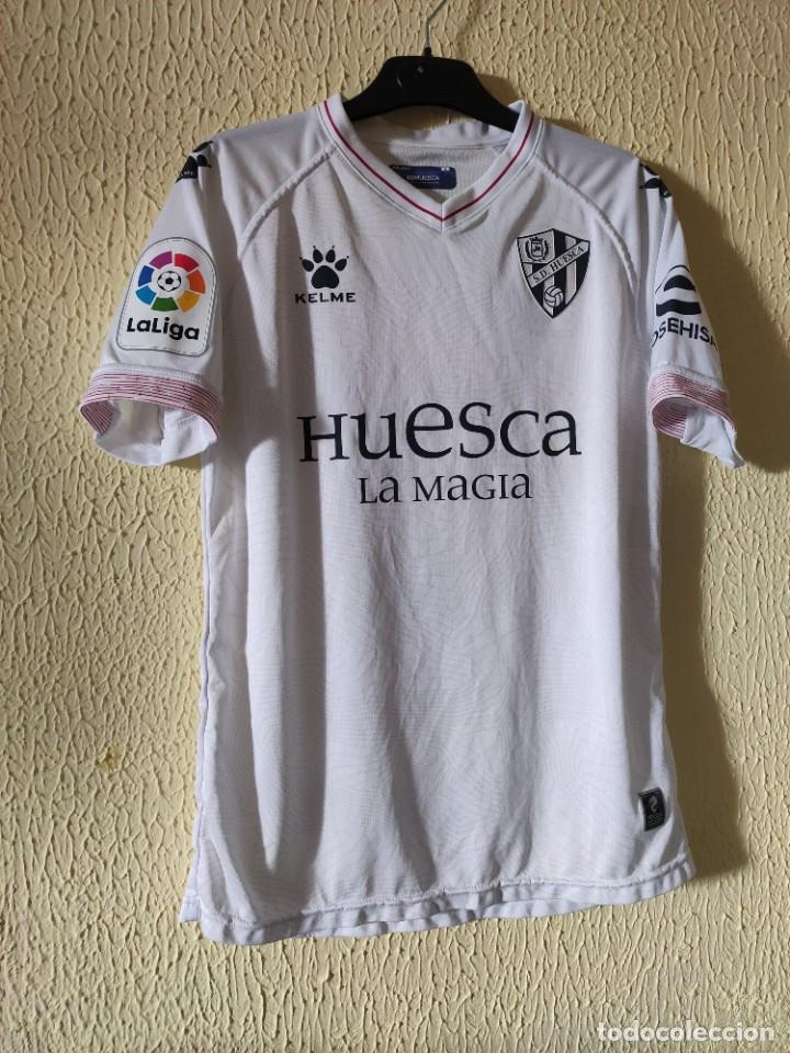 Colecionismo desportivo: Camiseta de Futbol | Original | Talla S | SD Huesca - 7 David Ferreiro - match worn vs Cadiz CF