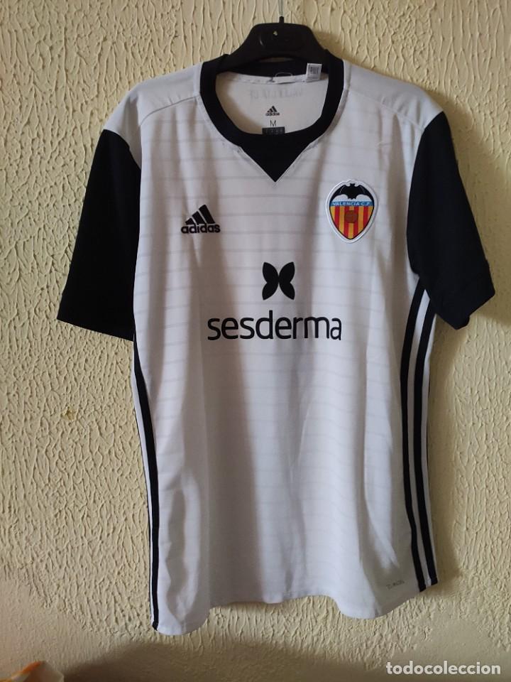 Colecionismo desportivo: Camiseta de Futbol | Original | Talla M | Valencia CF cantera - dorsal 7 - match worn