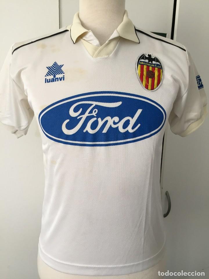camiseta del valencia de la marca luanvi con pu Maillots anciens de football sur todocoleccion