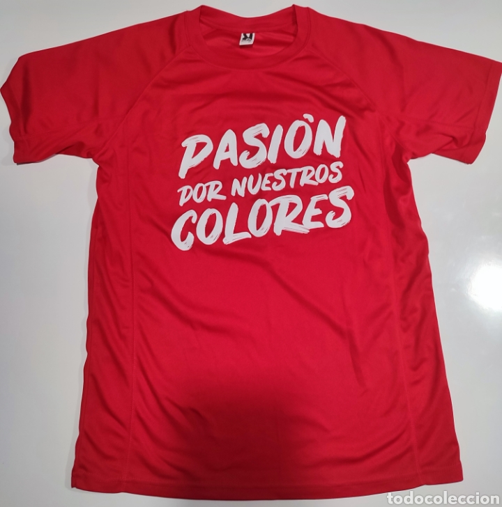 Coleccionismo deportivo: Camiseta L Espa&ntilde;a Pasion por nuestros colores roja seleccion espa&ntilde;ola de futbol mundial soccer Spain