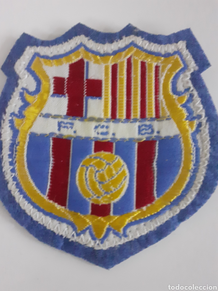 Coleccionismo deportivo: Parche de ropa fcb