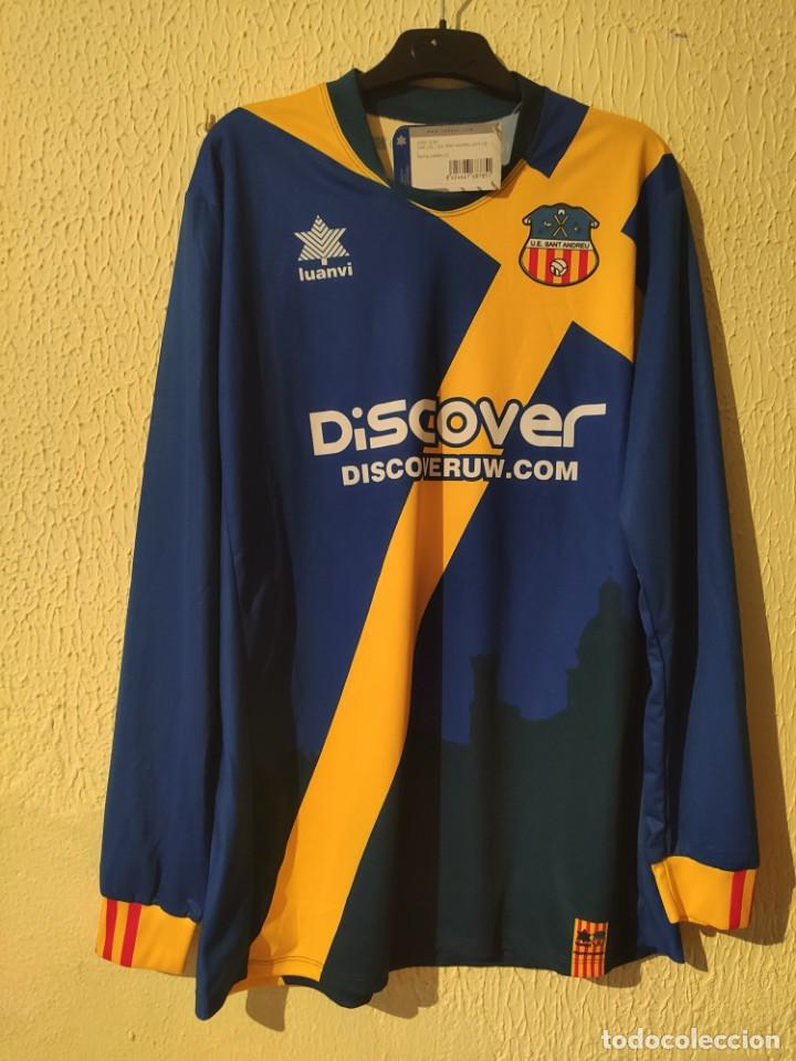Collezionismo sportivo: Nuevo a estrenar | Original | Camiseta Futbol | Talla L | UE Sant Andreu