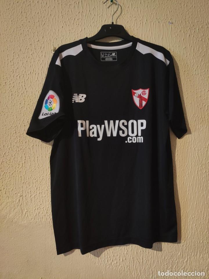 Colecionismo desportivo: Original | Camiseta Futbol | Talla M | Sevilla Atletico - 8 Yan Eteki - match worn